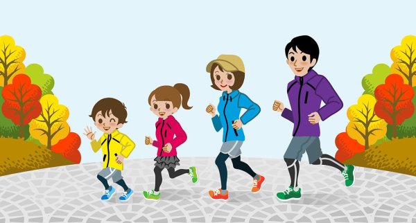 Спорт осенью дети