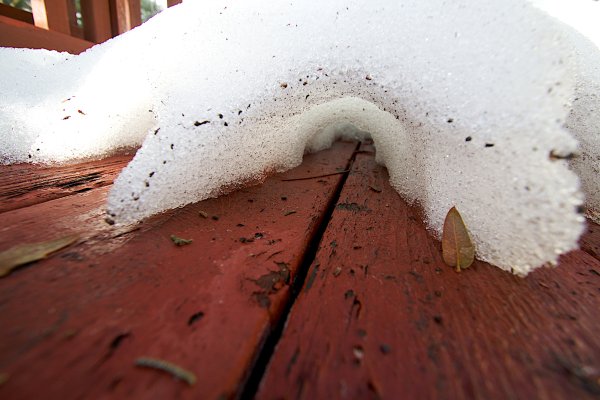 Снег из песка