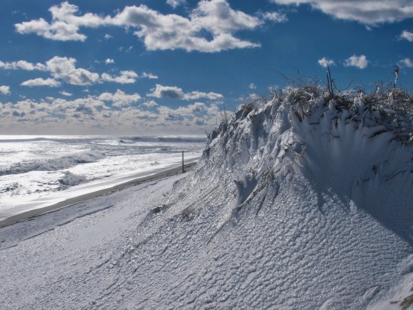 Ягринские дюны зима