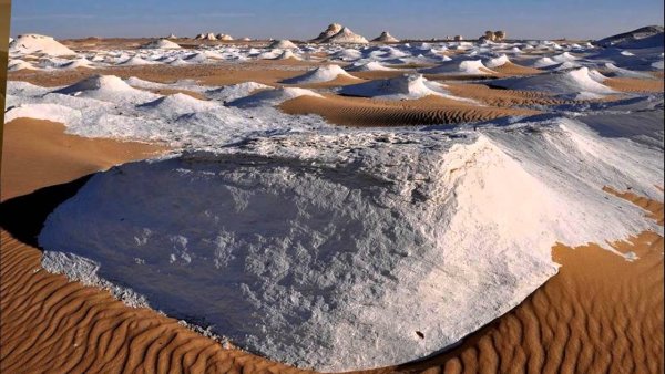 Песчаные дюны в Антарктиде