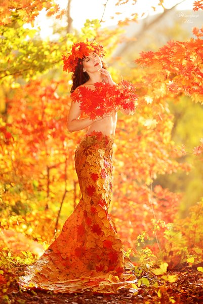 Осенняя девушка