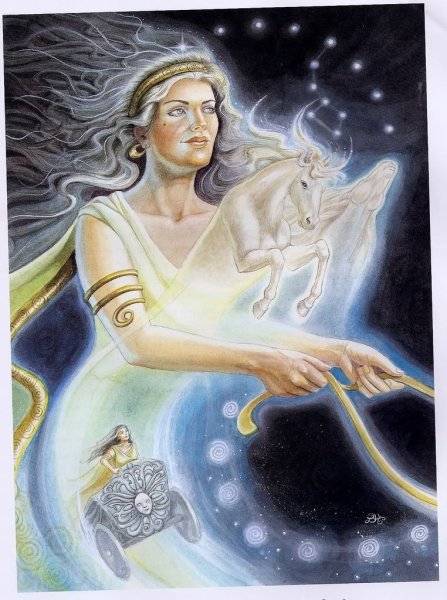 Богиня Селена в древней Греции