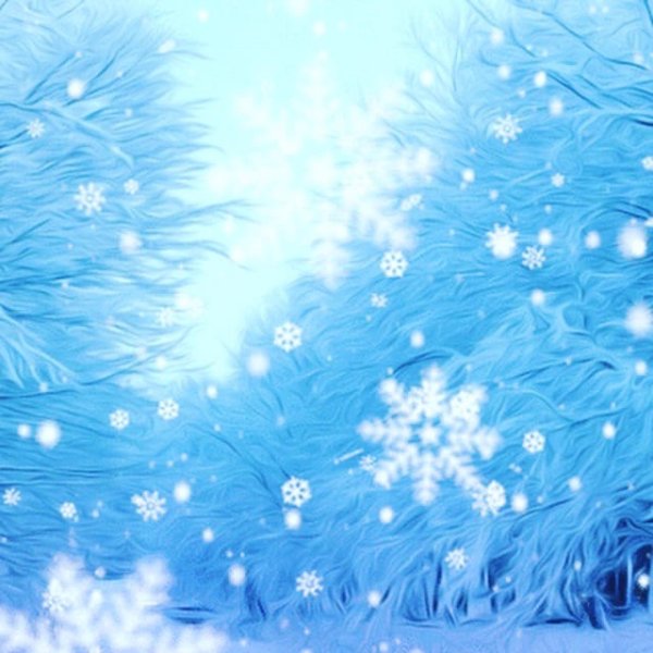 Падающие снежинки анимация