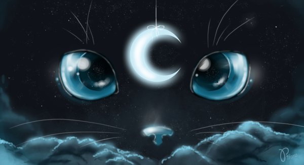 Аниме глаза кошки