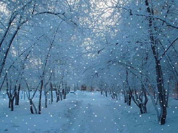 Падающий снег