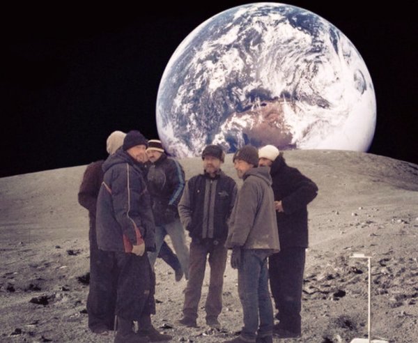 Русские на Луне прикол