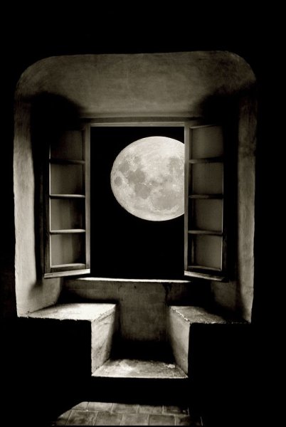 Лунный свет в окне
