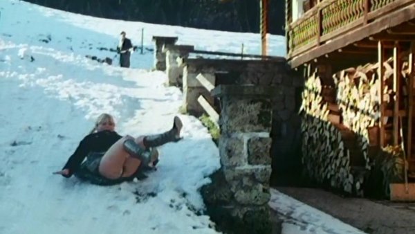 Внезапно выпал снег