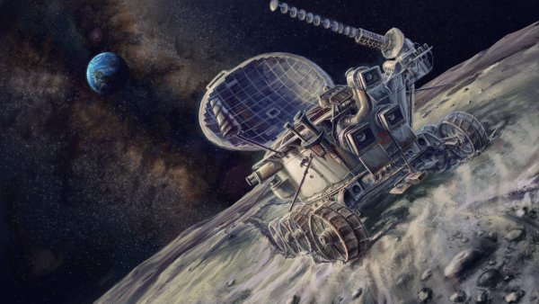 Луноход СССР на Луне