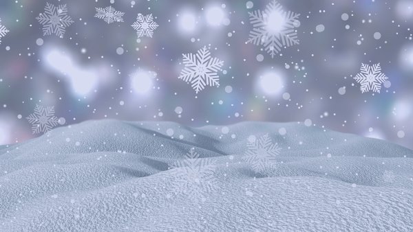 Снежинки снегопад