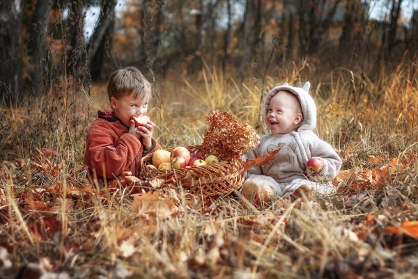 Осенняя фотосъемка детей