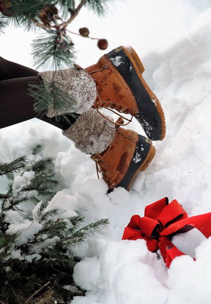 Красивые зимние ботинки