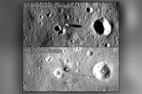 Снимки Аполлона 11 на Луне