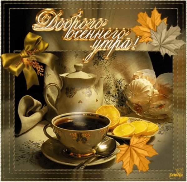 С добрым осенним утром
