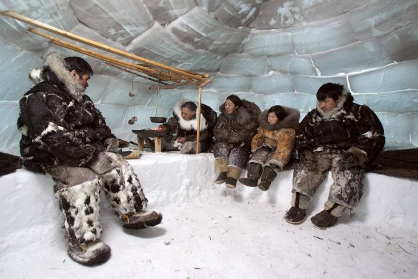 Иглу жилище эскимосов