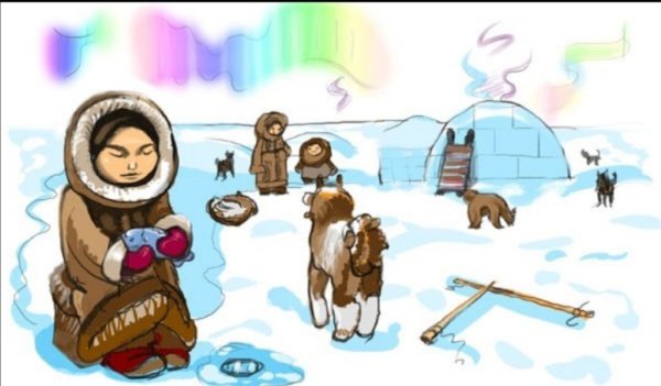 Чукчи якуты дети вектор