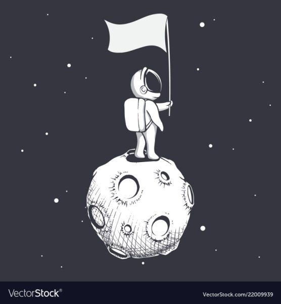 Человечек на Луне