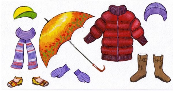 Одежда в детский сад осенью