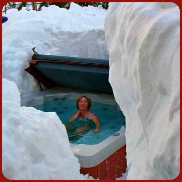 Снега навалило смешные