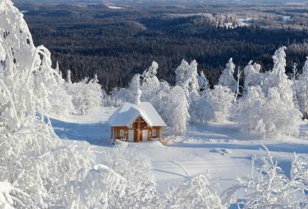 Зима в России