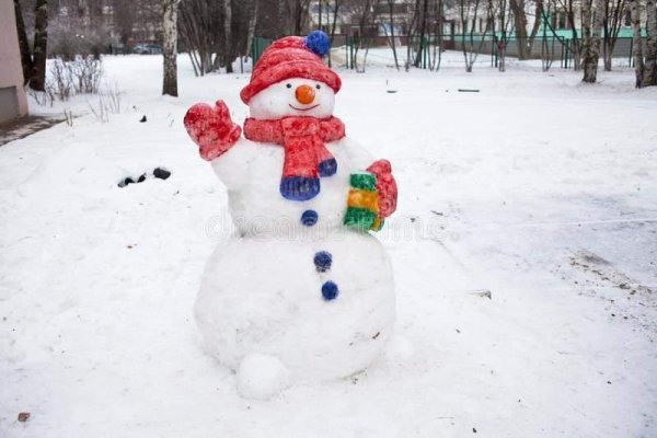 Снежные фигуры Снеговик