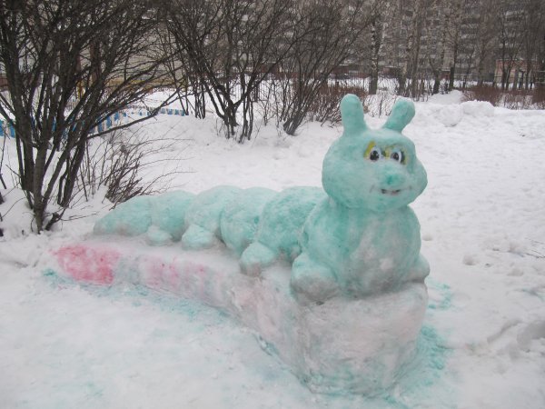 Фигуры из снега