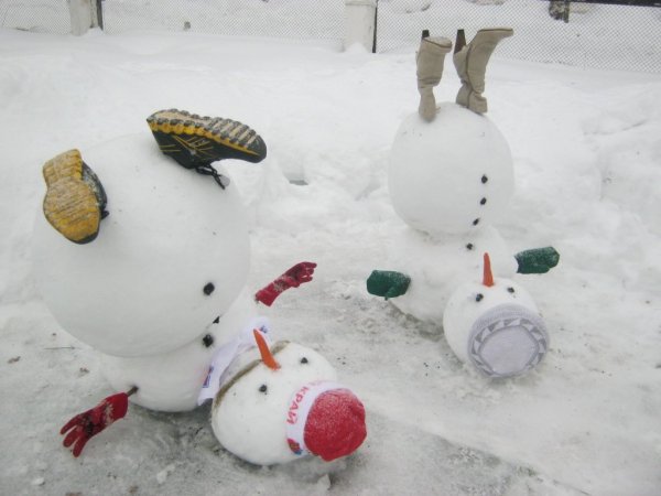 Конкурс снеговиков