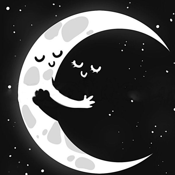 Месяц рисунок