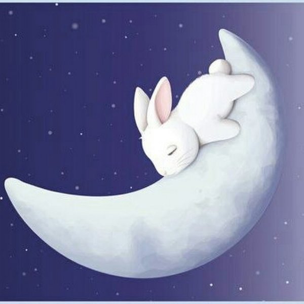 Луна и лунный кролик