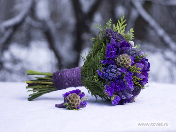 Шикарный зимний букет