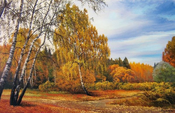 Осень художник Былич Александр Леонидович