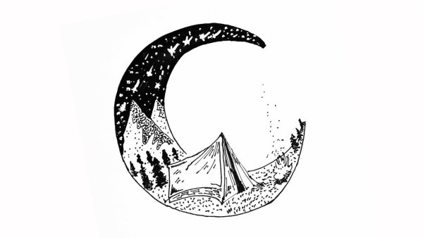 Нарисовать луну