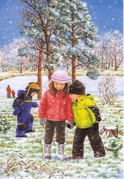 Зима для детей в детском саду