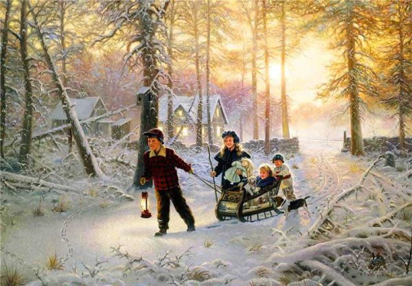 Художник Марк Китли Рождество