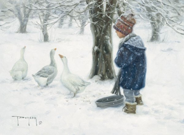 Роберт Дункан художник зимние