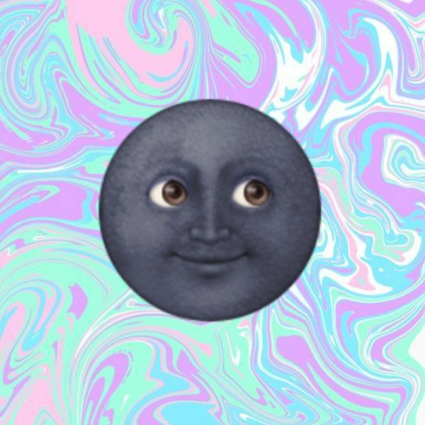 Луна насильница смайлик