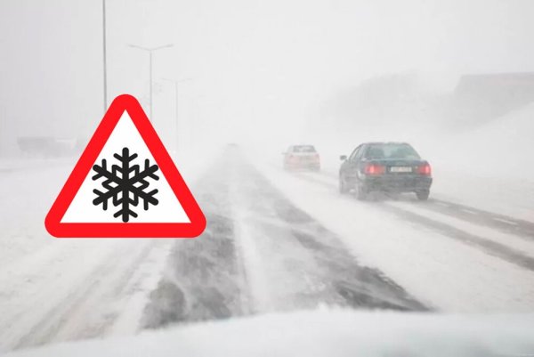 Снежный занос гололед