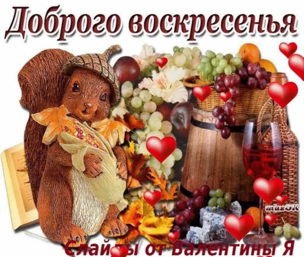 Хорошего осеннего воскресного дня и отличного настроения