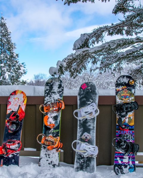 Зимний сноуборд