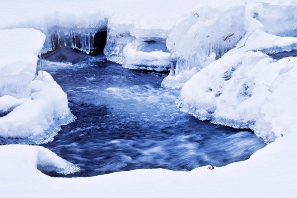 Лед на реке