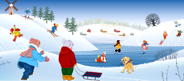 Зимние забавы на льду