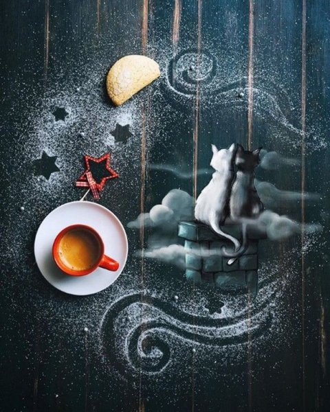 Итальянская художница Cinzia Bolognesi утро