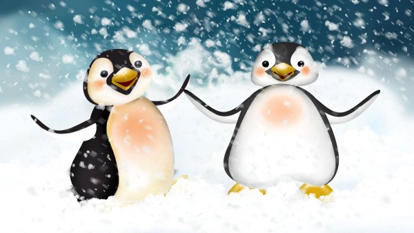 Пингвин зимний