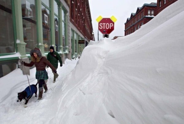 Большие сугробы