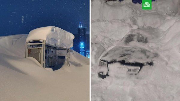 Норильск снегопад 2020