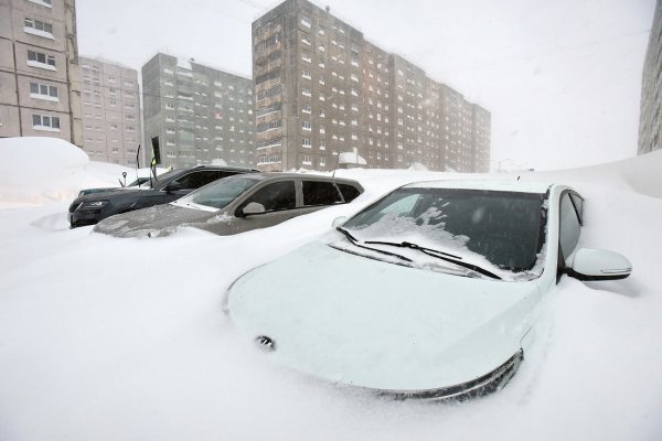 Снег в Норильске 2021