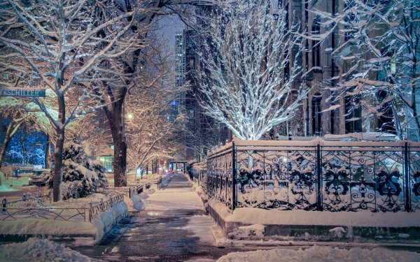 Зимняя улица