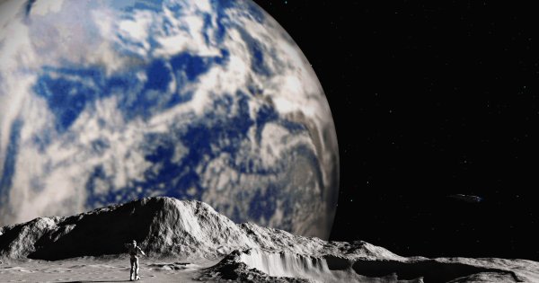 Снимки земли с поверхности Луны