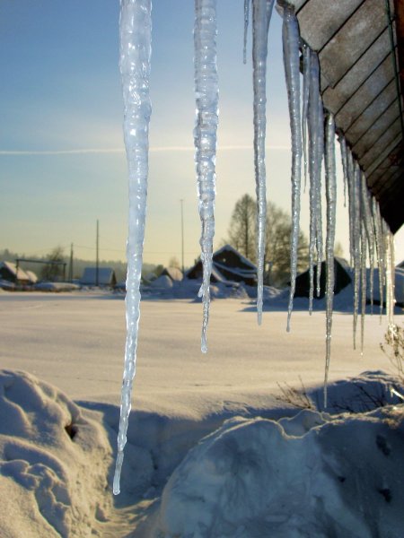 Весна сосульки