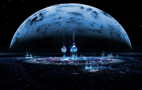 Город будущего на Луне